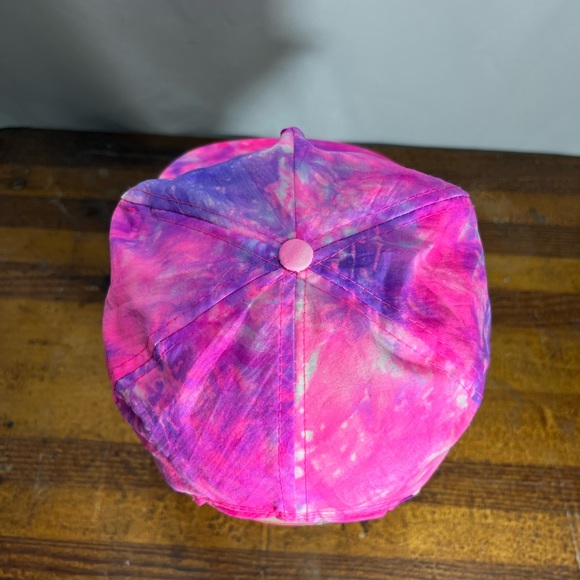 Vintage SnapBack cap Hoover Dam neon tie dye Trucker Hat - Picture 7 of 10